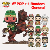 Funko POP Asia Three Kingdom General Guan Yu On Chi Tu 6" + One Random General Special Offer